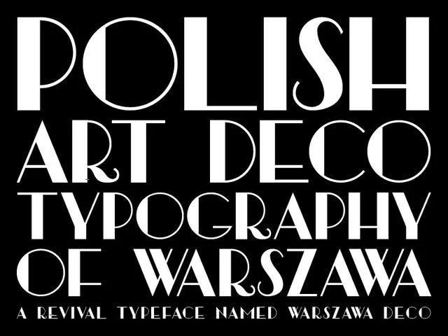 Warszawa Deco · 1939